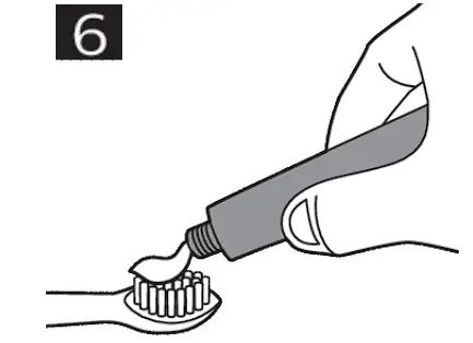 DiamondClean Smart Rechargeable Electric Toothbrush Use illustration