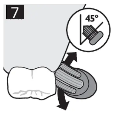 DiamondClean Smart Rechargeable Electric Toothbrush Use illustration