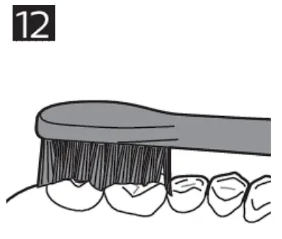 DiamondClean Smart Rechargeable Electric Toothbrush Use illustration