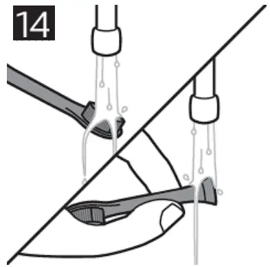 DiamondClean Smart Rechargeable Electric Toothbrush Use illustration