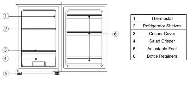 Powerpoint-P455LMW2-Counter-Larder-Fridge-2