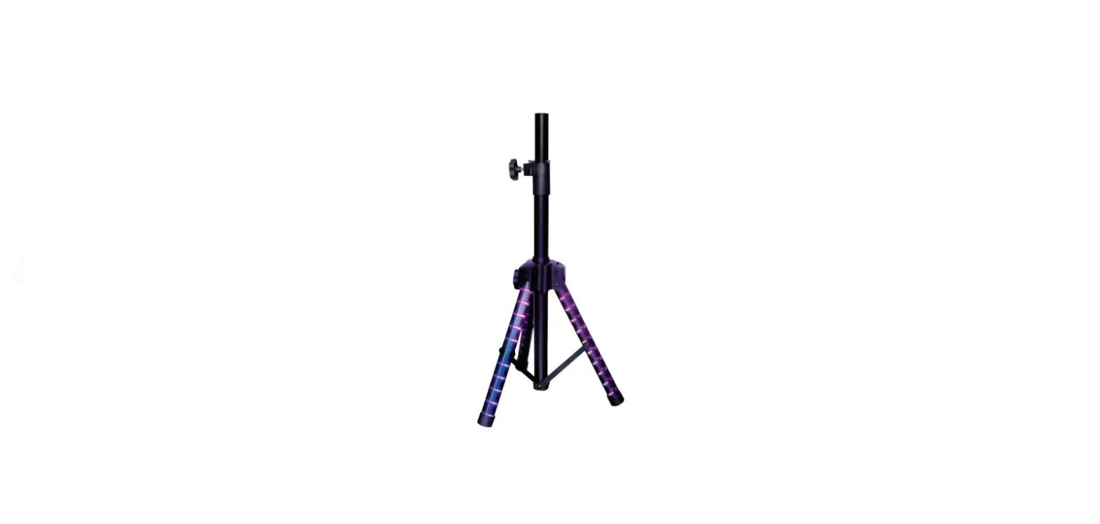 Qfx S-16 Medium Speaker Stand With Led Party Lights Instruction Manual