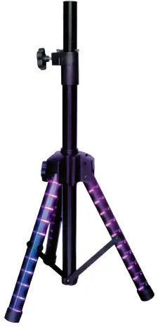 QFX S-16 Medium Speaker Stand with LED Party Lights-fig1