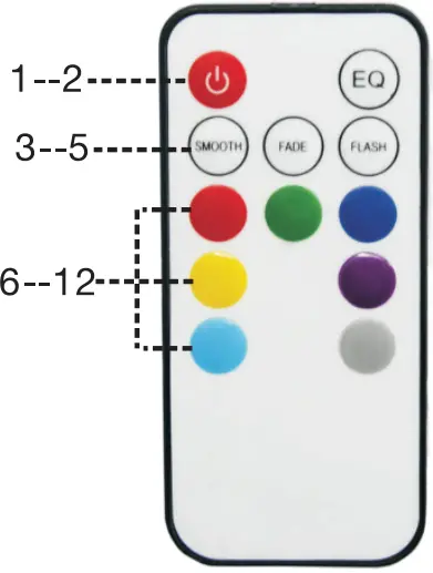 QFX S-16 Medium Speaker Stand with LED Party Lights-fig2