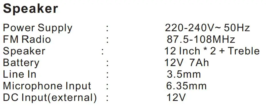 anko 42949244 BLUETOOTH PARTY SPEAKER - Product speciation's