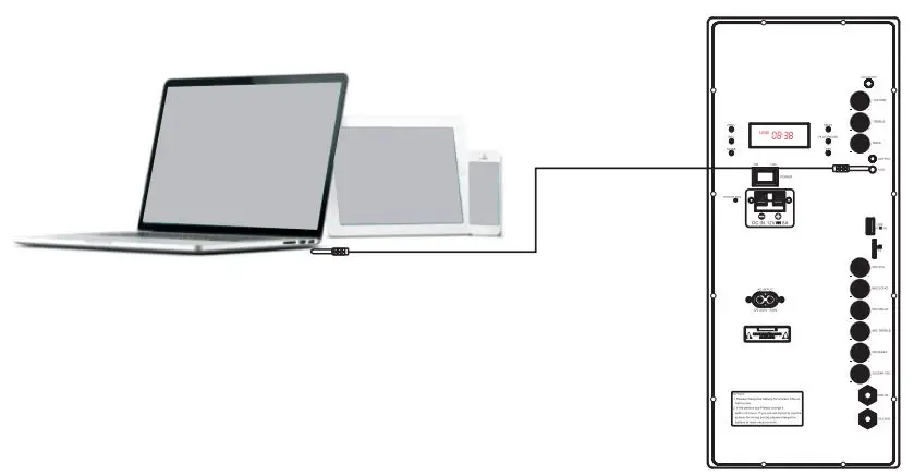 anko 42949244 BLUETOOTH PARTY SPEAKER - turn off the unit before connect AUX cable