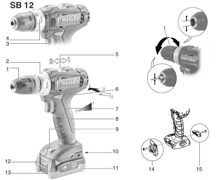 metabo PowerMaxx BS 12 Cordless Screw Driver 1