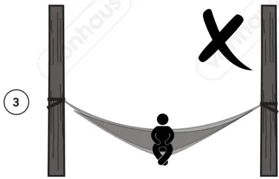 FIG 3 POSITIONING YOUR HAMMOCK