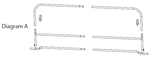 Regalo 2020 Swing Down Bed Rail 2