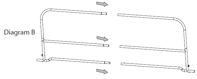 Regalo 2020 Swing Down Bed Rail 3