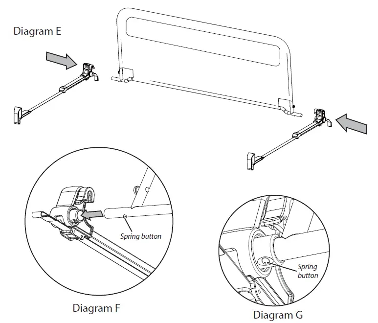 Regalo 2020 Swing Down Bed Rail 6