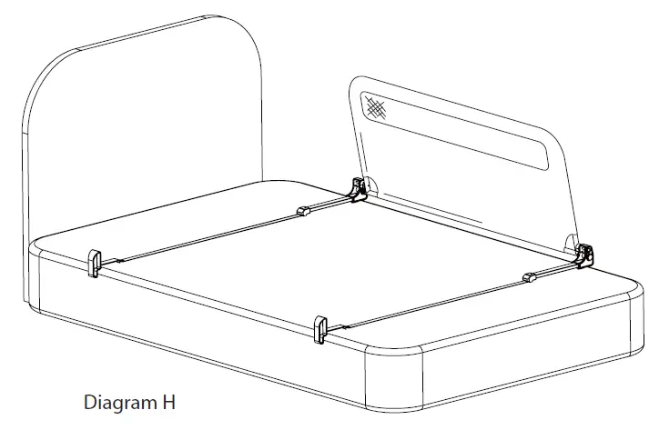 Regalo 2020 Swing Down Bed Rail 7