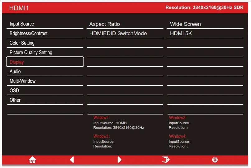 electriQ 49 LED Monitor - DISPLAY