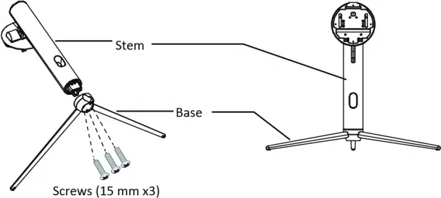 electriQ 49 LED Monitor -STAND INSTALLATION 2