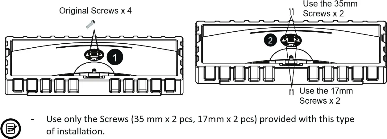 electriQ 49 LED Monitor -STAND INSTALLATION 6