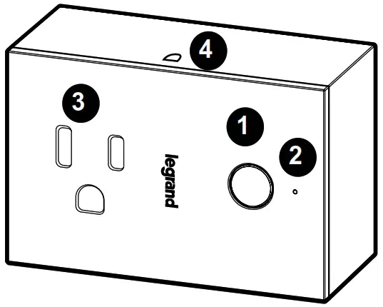 legrand WNP10 Plug In Smart Switch - 2