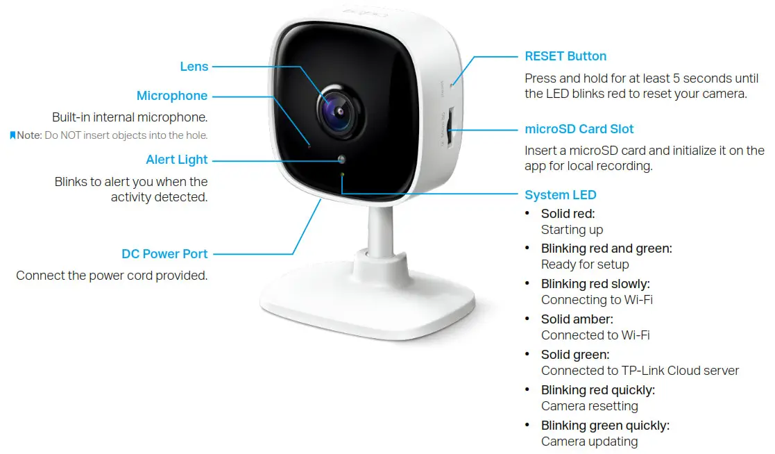 tp-link Home Security Wi-Fi Camera Tapo - Appearance