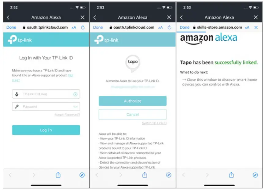 tp-link Home Security Wi-Fi Camera Tapo - How to use Amazon Frustration-Free Setup4