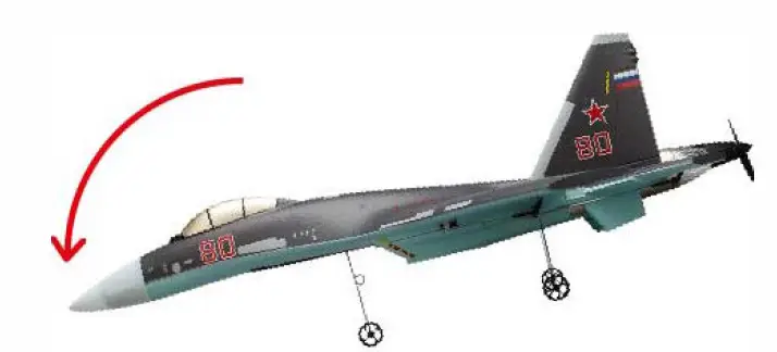 Qifeng Toys Factory SU-35 Fighter 4 Channel 2.4GHz Bomber RC Airplanes 17