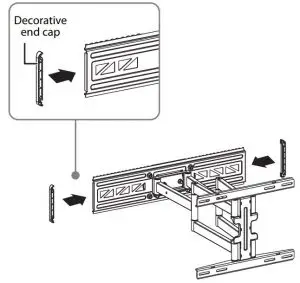 FIG 23 Install the decorative end caps