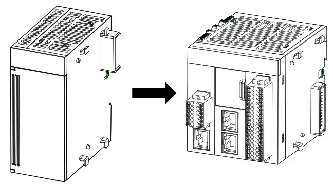 invt AX7 Series CPU Module - Structureal dimensions 12