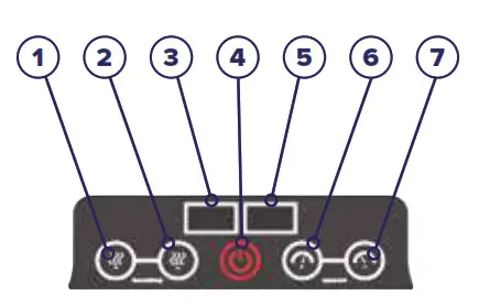 DR-HO S Motionciser - Control panel