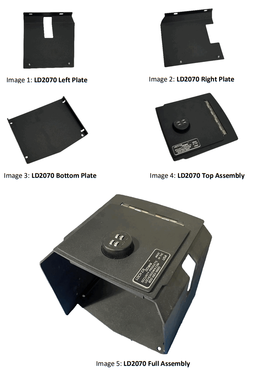 LOCK ER DOWN LD2070EX EXxtreme Console Safe - Fig1