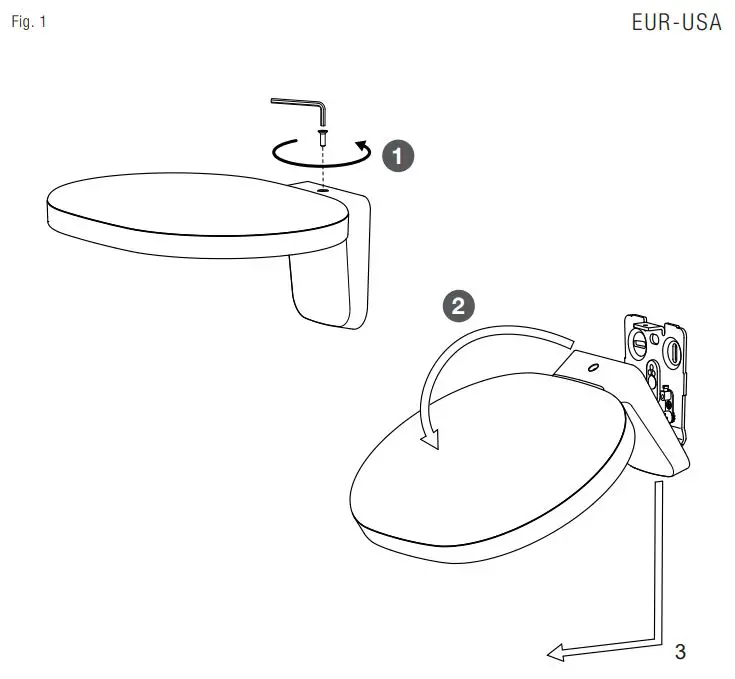 FLOS F4682009 Oplight W2 LED Dimmable Wall Lamp Instruction Manual - Fig. 1