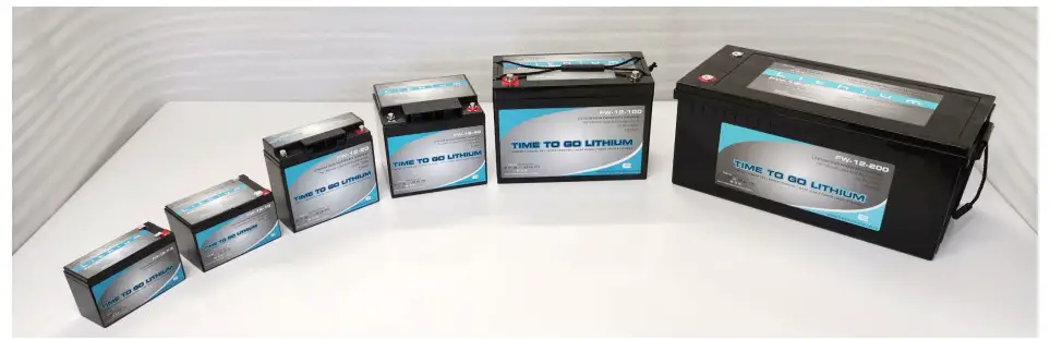 FREEDOM 12V LiFePO4 Battery Range - Figure 1