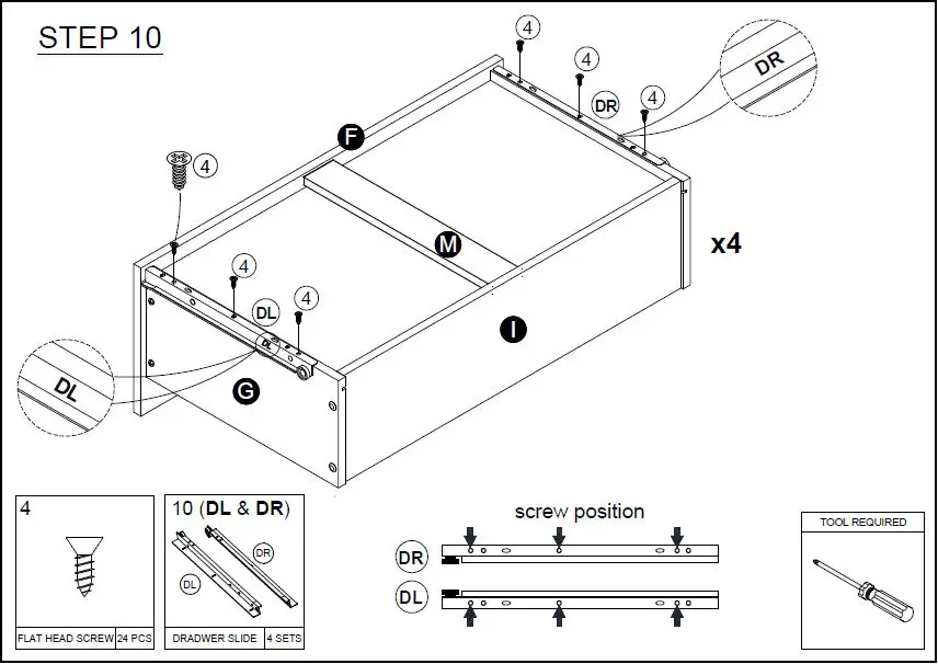 Furinno-19155-Lucca-Simple-Design-4-Drawer-Dresser-fig-10