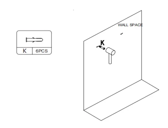 UNBRANDED CX823FK-WAL 23.5 Inch Walnut-Rectangular-1-Drawer-Floating-Desk-FIG- (11)