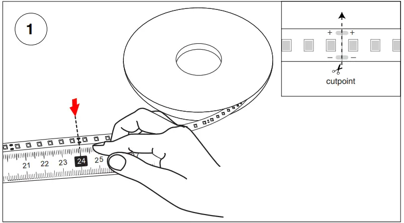 TRAN LED DRY, DMP, WET Linear LED Strip - Fig 2