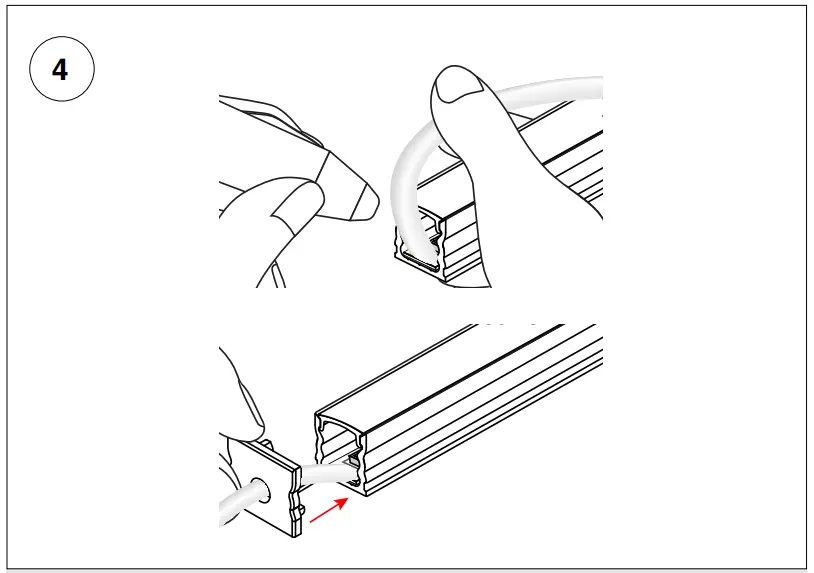 TRAN LED DRY, DMP, WET Linear LED Strip - Fig 20