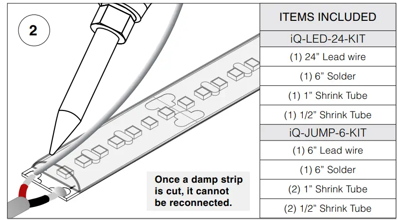 TRAN LED DRY, DMP, WET Linear LED Strip - Fig 9