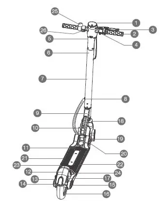 iScooter M5 Pro Electric Scooter-2