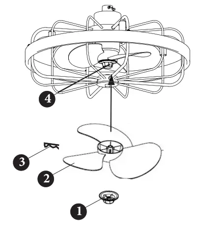 HINKLEY 22 Inch ELI Indoor LED Ceiling Fan - fig 7