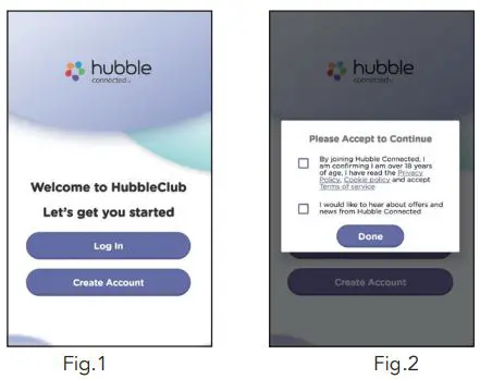 hubble MIMO PHONE User Guide - Fig 1,2