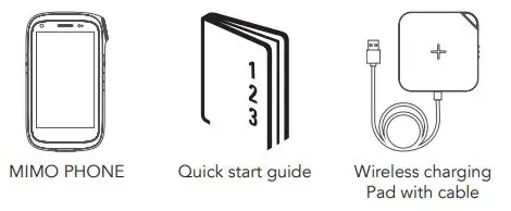 hubble MIMO PHONE User Guide - Package contents