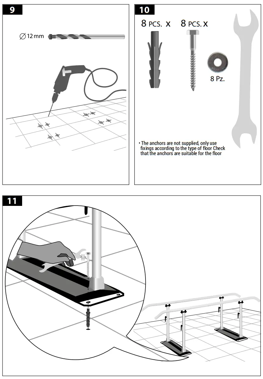 SPORT TEC 260218 Folding Parallel Bars Easy Click - 15
