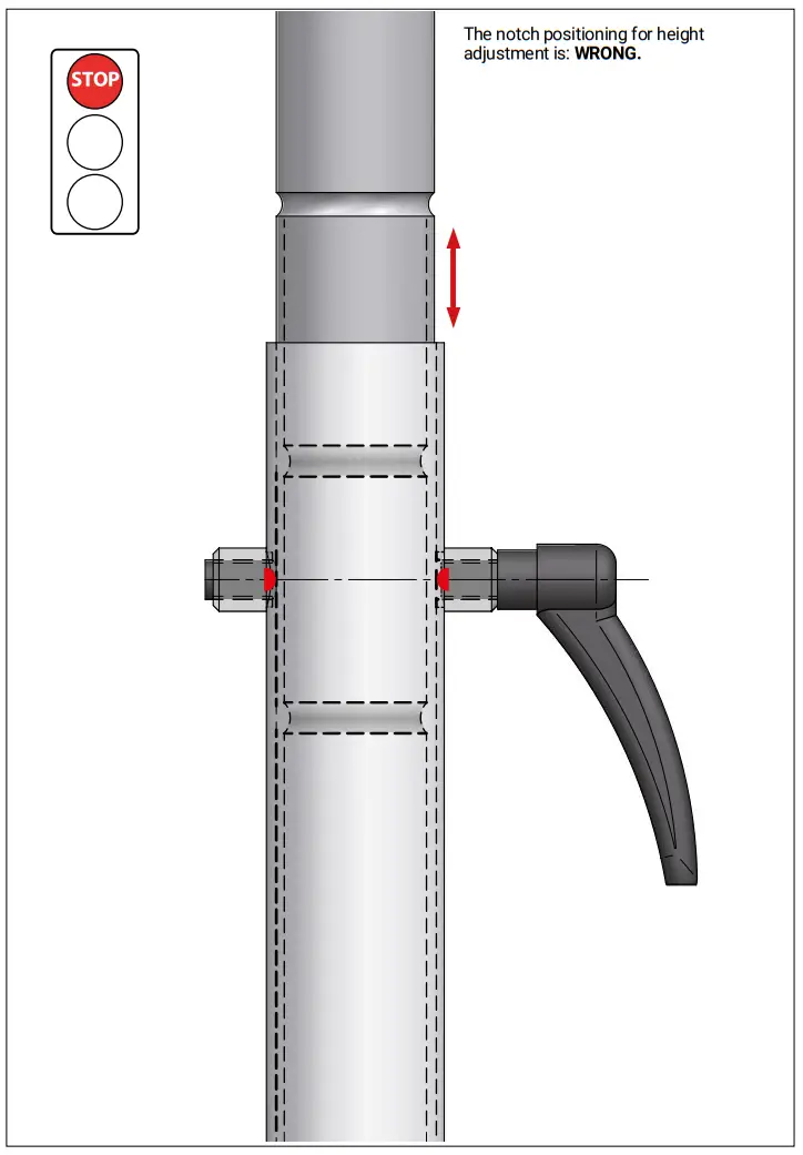 SPORT TEC 260218 Folding Parallel Bars Easy Click - 8