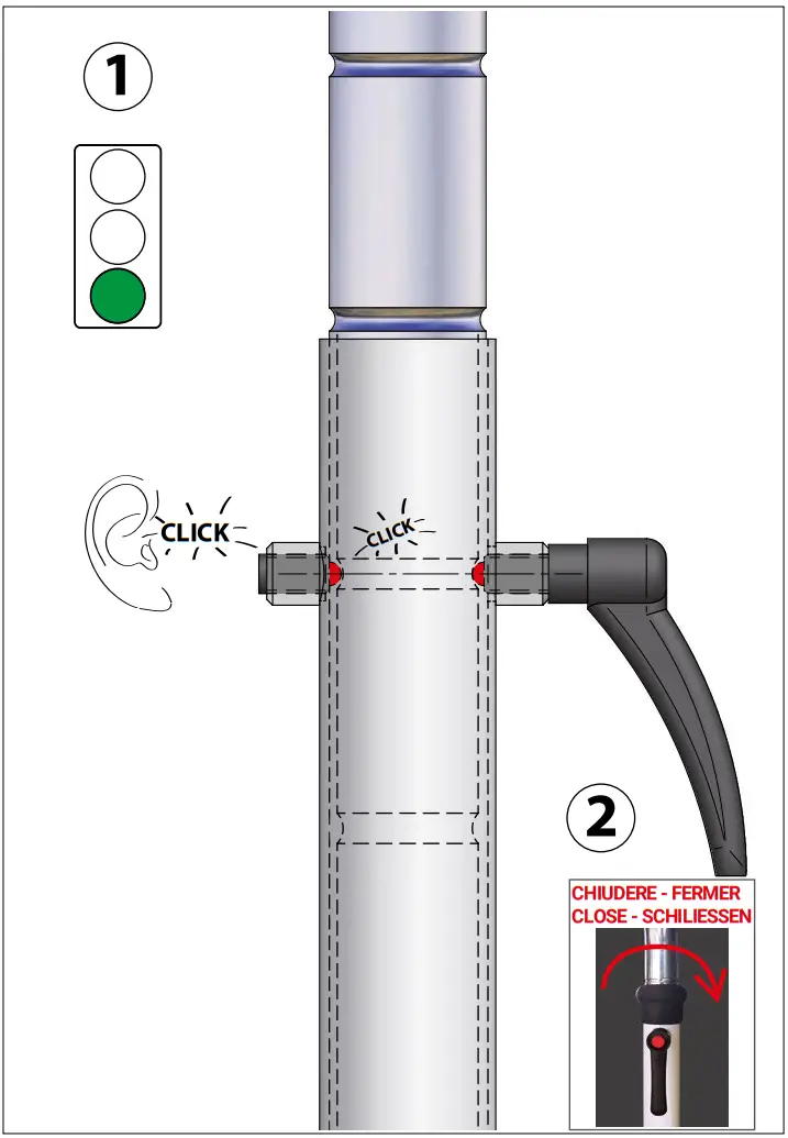 SPORT TEC 260218 Folding Parallel Bars Easy Click - 9
