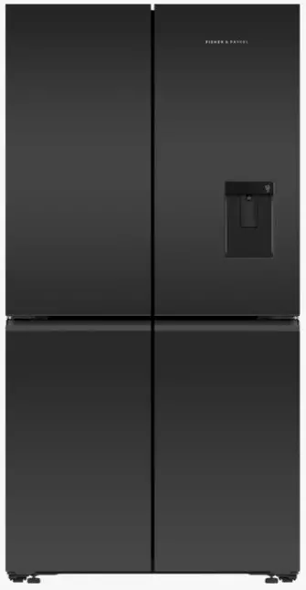 FISHER and PAYKEL RF605QZUVB1 538L Freestanding Quad Door Refrigerator Freezer