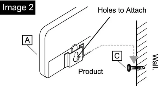 How to attach to the wall