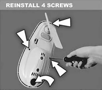 ACURITE 11197-VN1HSPCB Replacement Temperature and Humidity Sensor - Reinstall 4 screws
