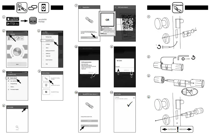 BURG WACHTER secuENTRY 5001 Home 5001 Pincode Set - overview 1