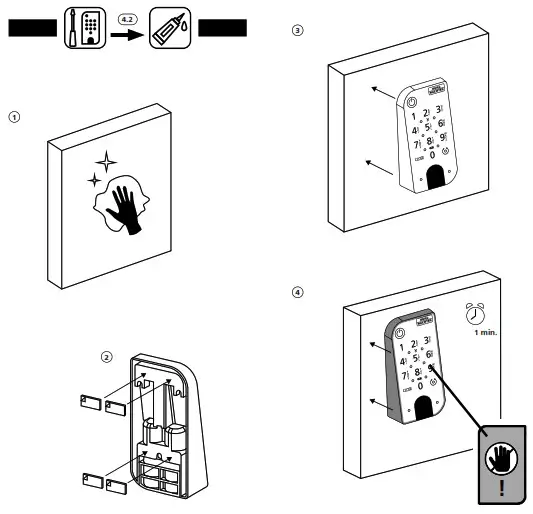 BURG WACHTER secuENTRY 5001 Home 5001 Pincode Set - overview 4