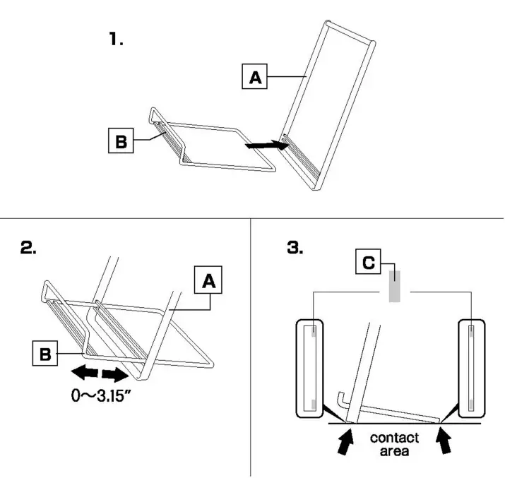 YAMAZAKI 2737 Cookbook Stand-Kitchen Cooking Recipe Holder 2