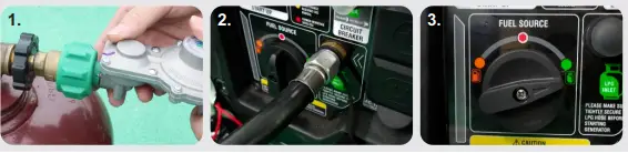 GENMAX GM7250iEDC Portable Dual Fuel Generator - 15