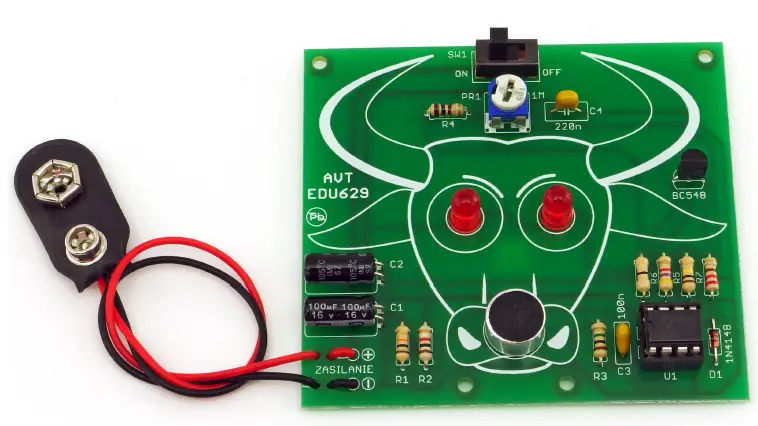 AVTEDU629-Raging-LED-Bull-DIY-Kit-for-Learning-Soldering-FIG- (2)