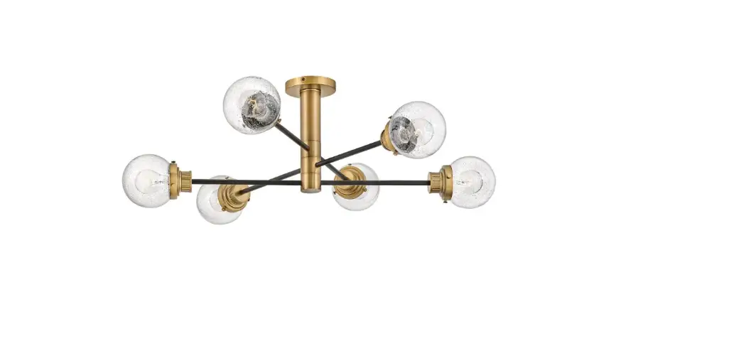 Hinkley 40696 Poppy Extra Large Semi-flush Mount Instruction Manual